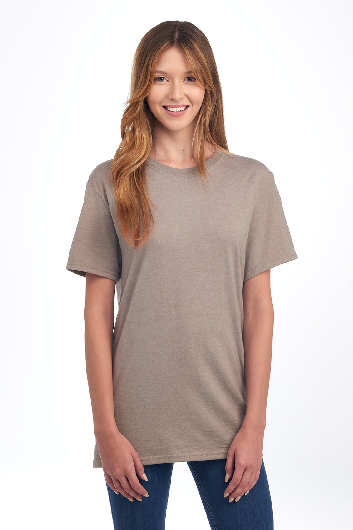 Jerzees® Premium Blend Ring Spun T-Shirt - Taupe Heather - 2XL