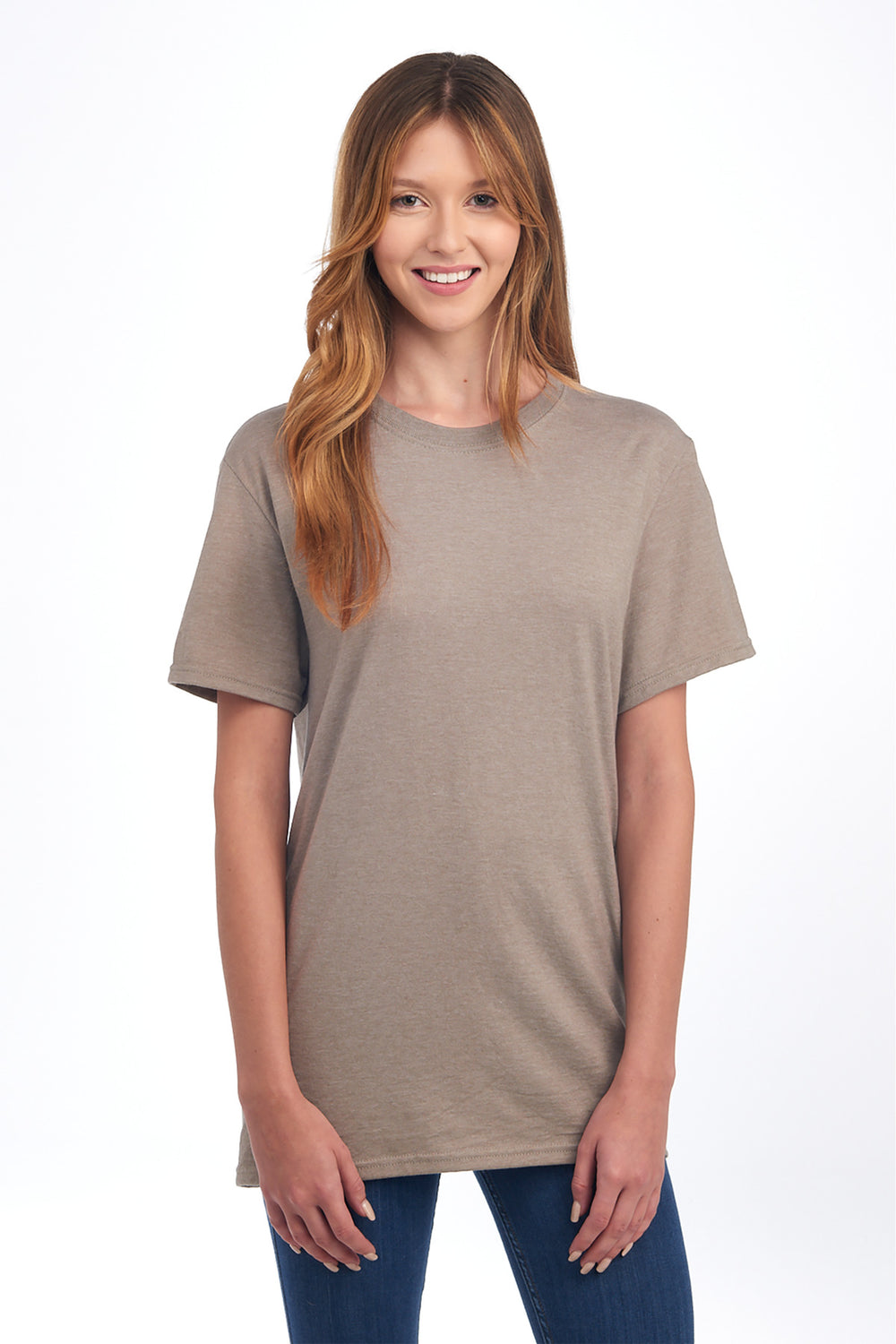 Jerzees® Premium Blend Ring Spun T-Shirt - Taupe Heather - 2XL