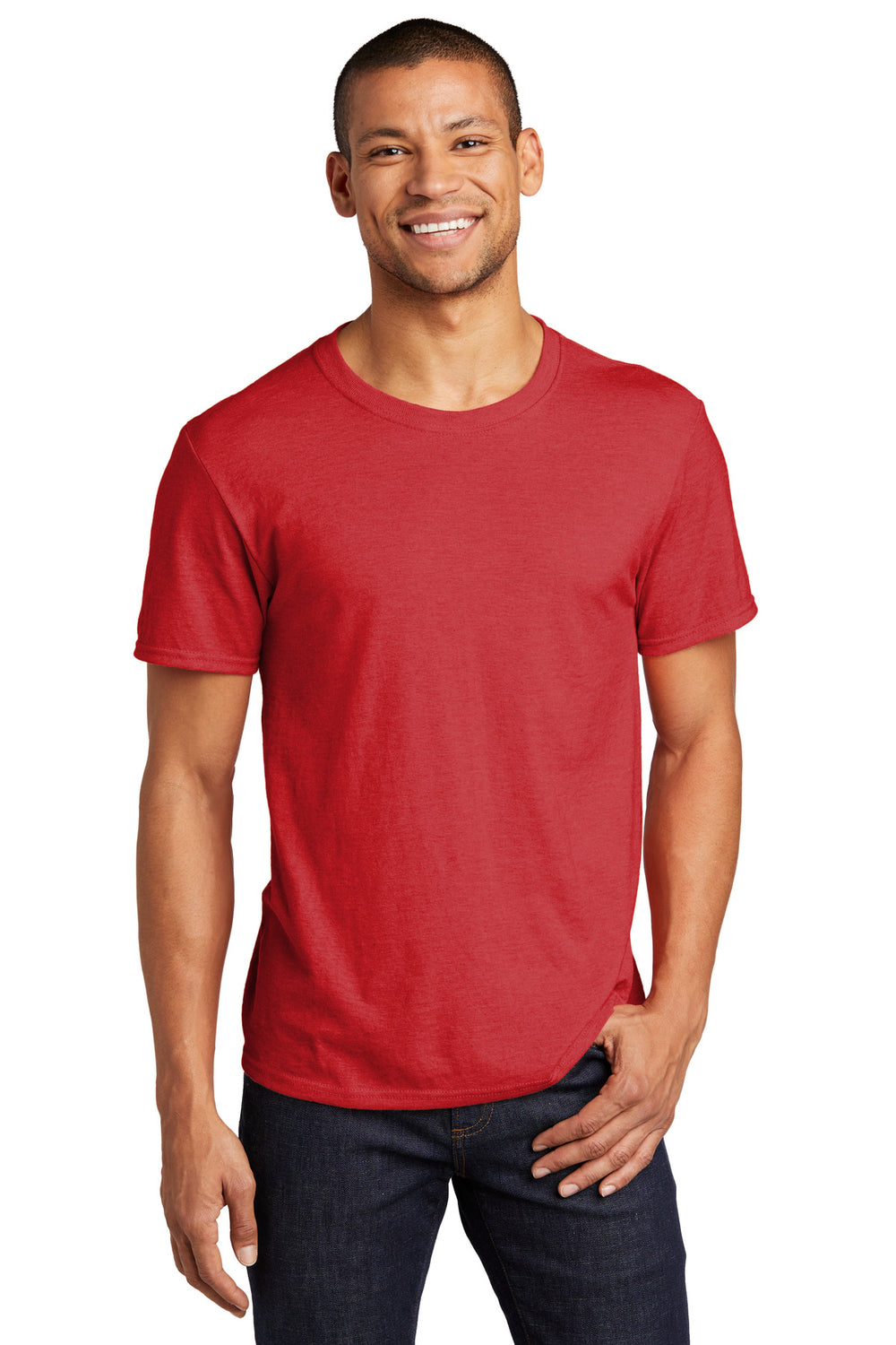 Jerzees® Premium Blend Ring Spun T-Shirt - True Red - S