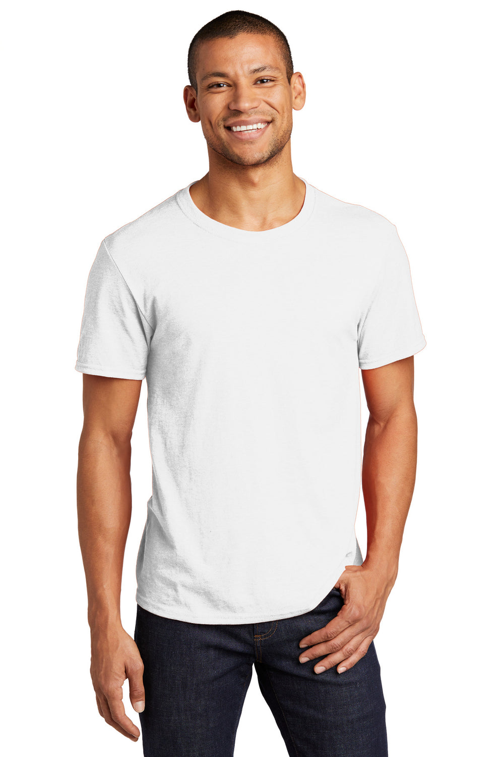 Jerzees® Premium Blend Ring Spun T-Shirt - White - S
