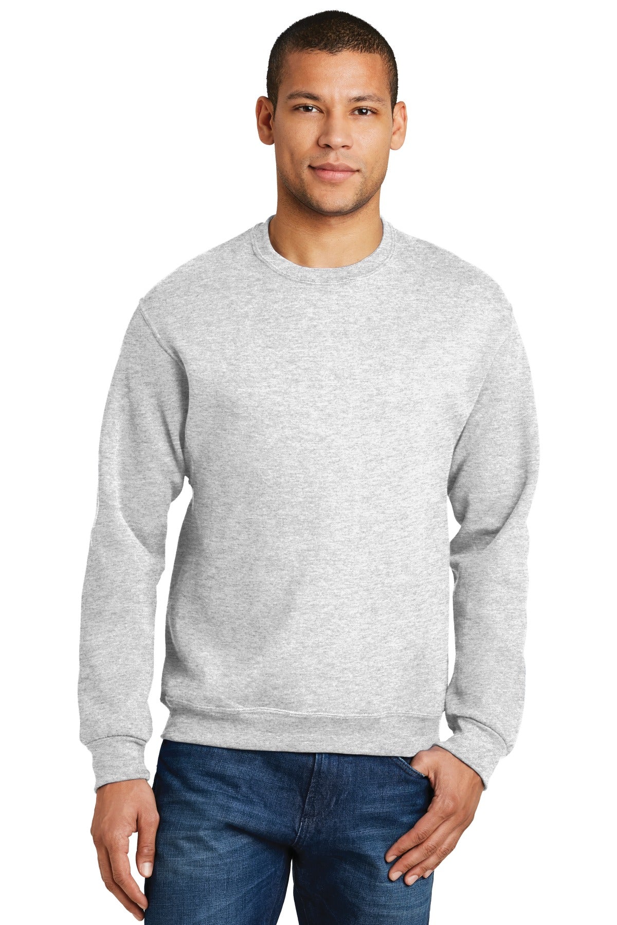 Jerzees® NuBlend® Crewneck Sweatshirt - Ash - S