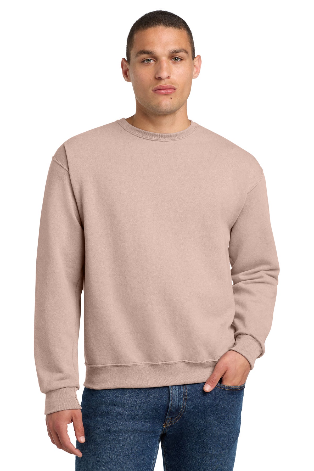 Jerzees® NuBlend® Crewneck Sweatshirt - Blush Pink - 2XL