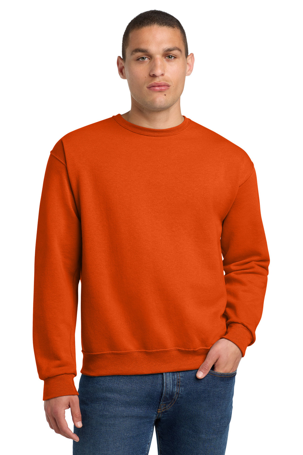 Jerzees® NuBlend® Crewneck Sweatshirt - Burnt Orange - 2XL