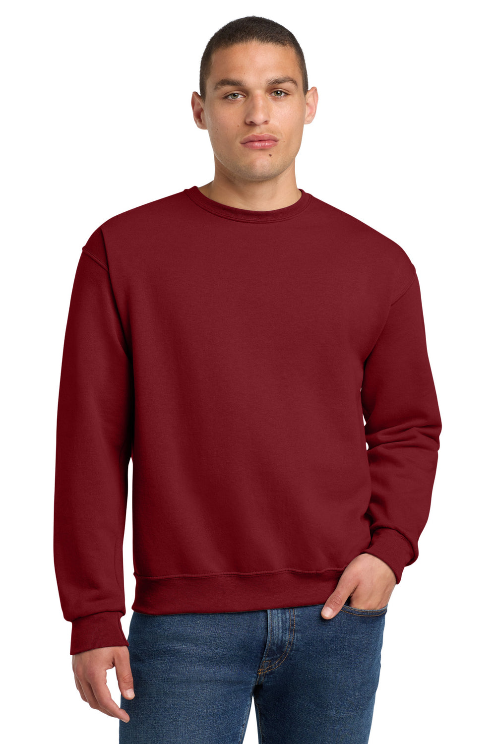 Jerzees® NuBlend® Crewneck Sweatshirt - Cardinal - 2XL
