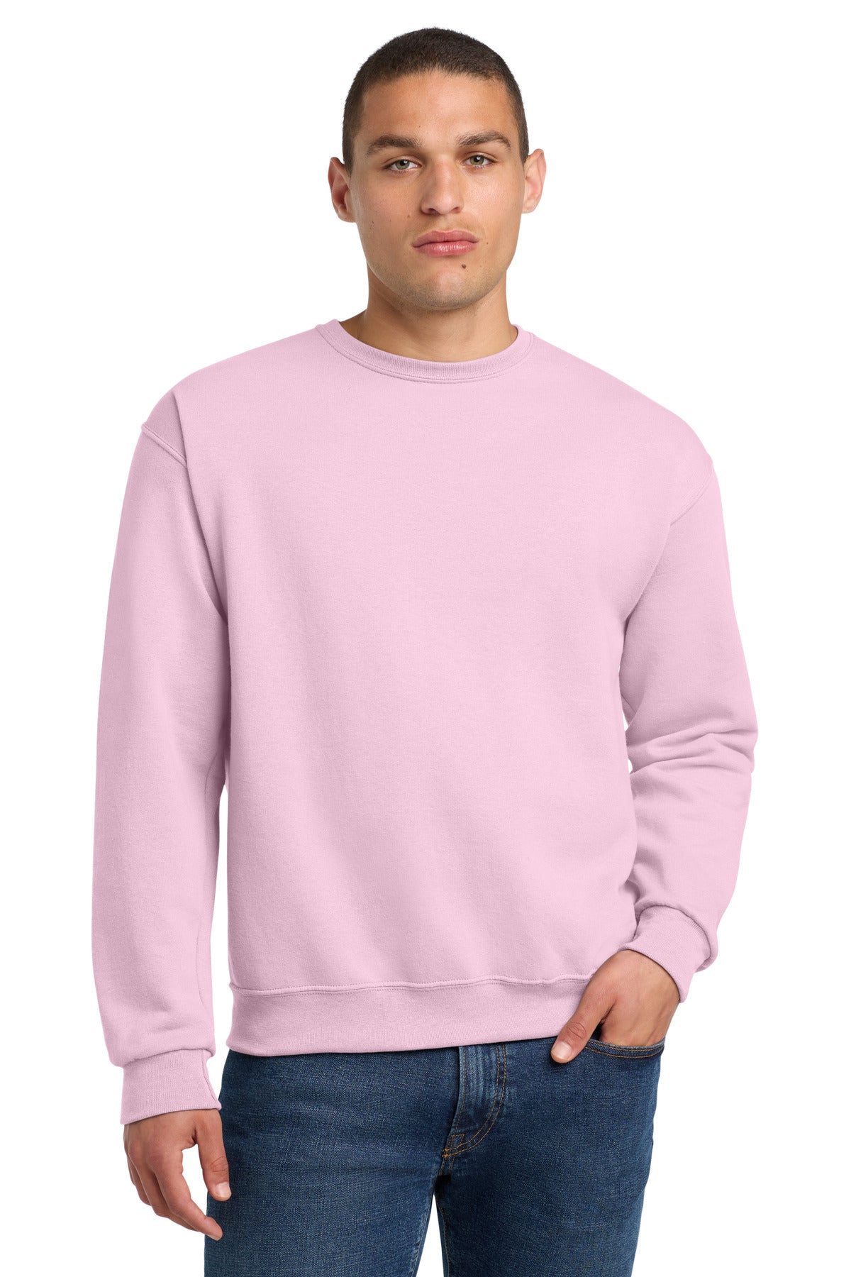 Jerzees® NuBlend® Crewneck Sweatshirt - Classic Pink - 2XL