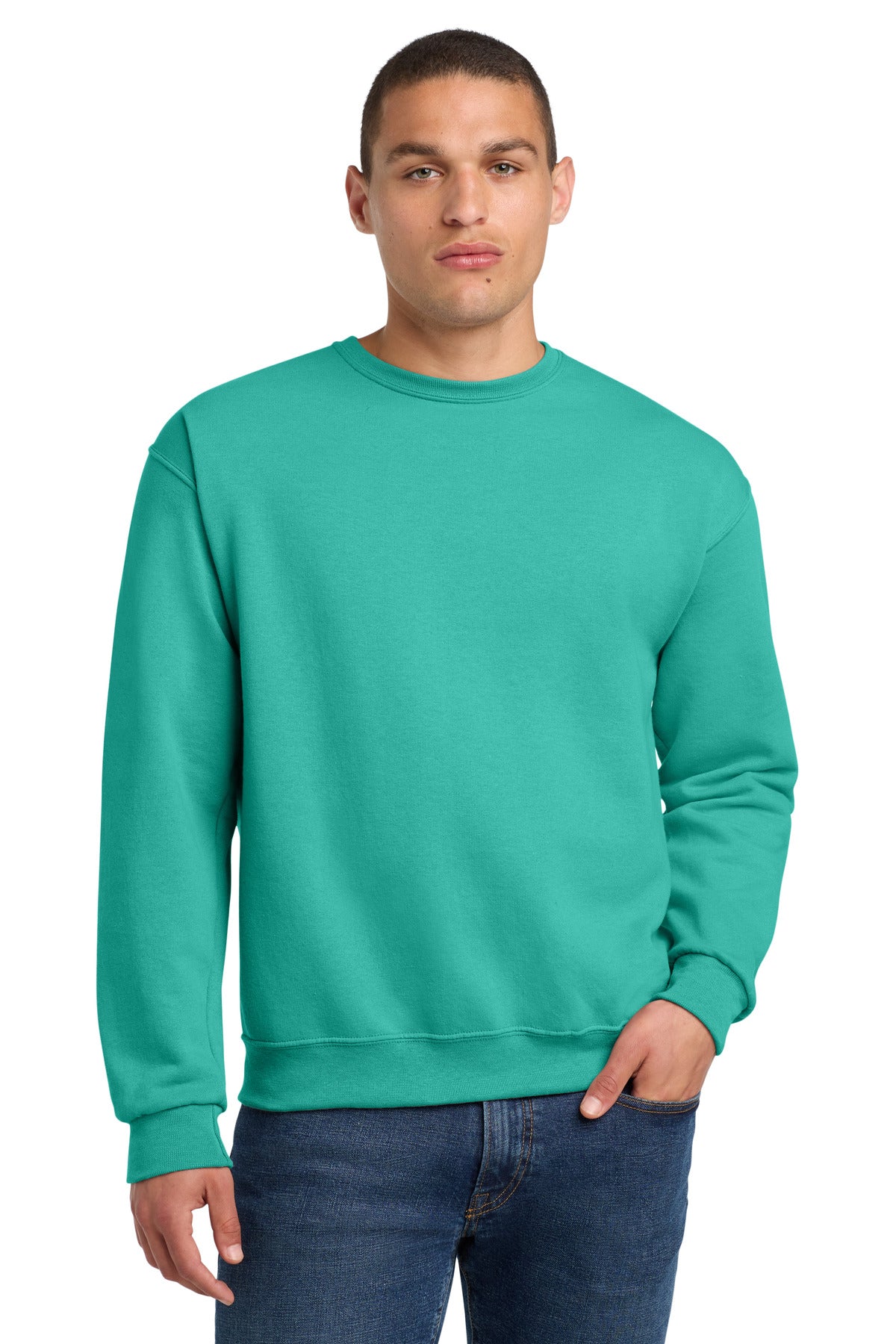 Jerzees® NuBlend® Crewneck Sweatshirt - Cool Mint - 2XL