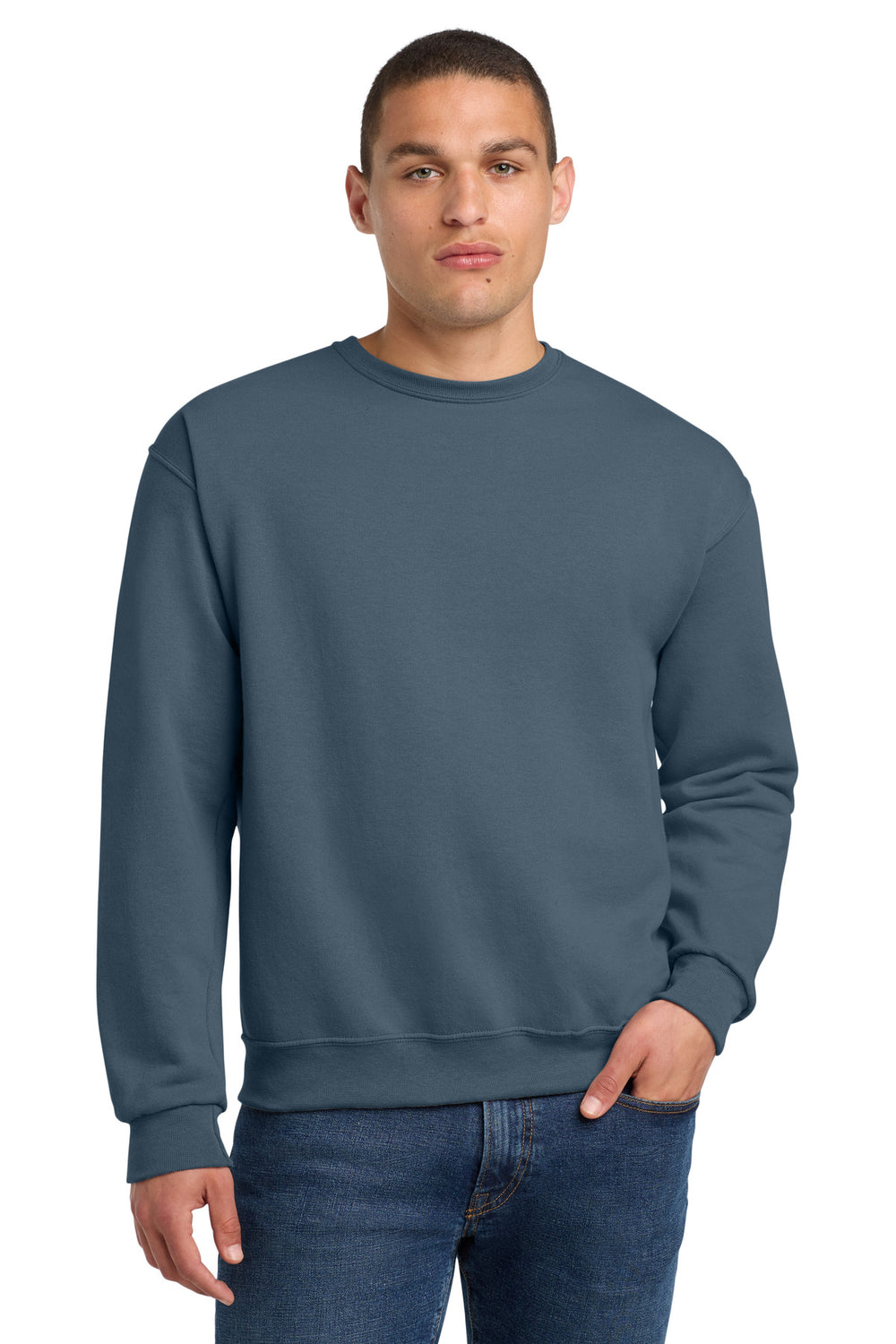 Jerzees® NuBlend® Crewneck Sweatshirt - Denim - 2XL