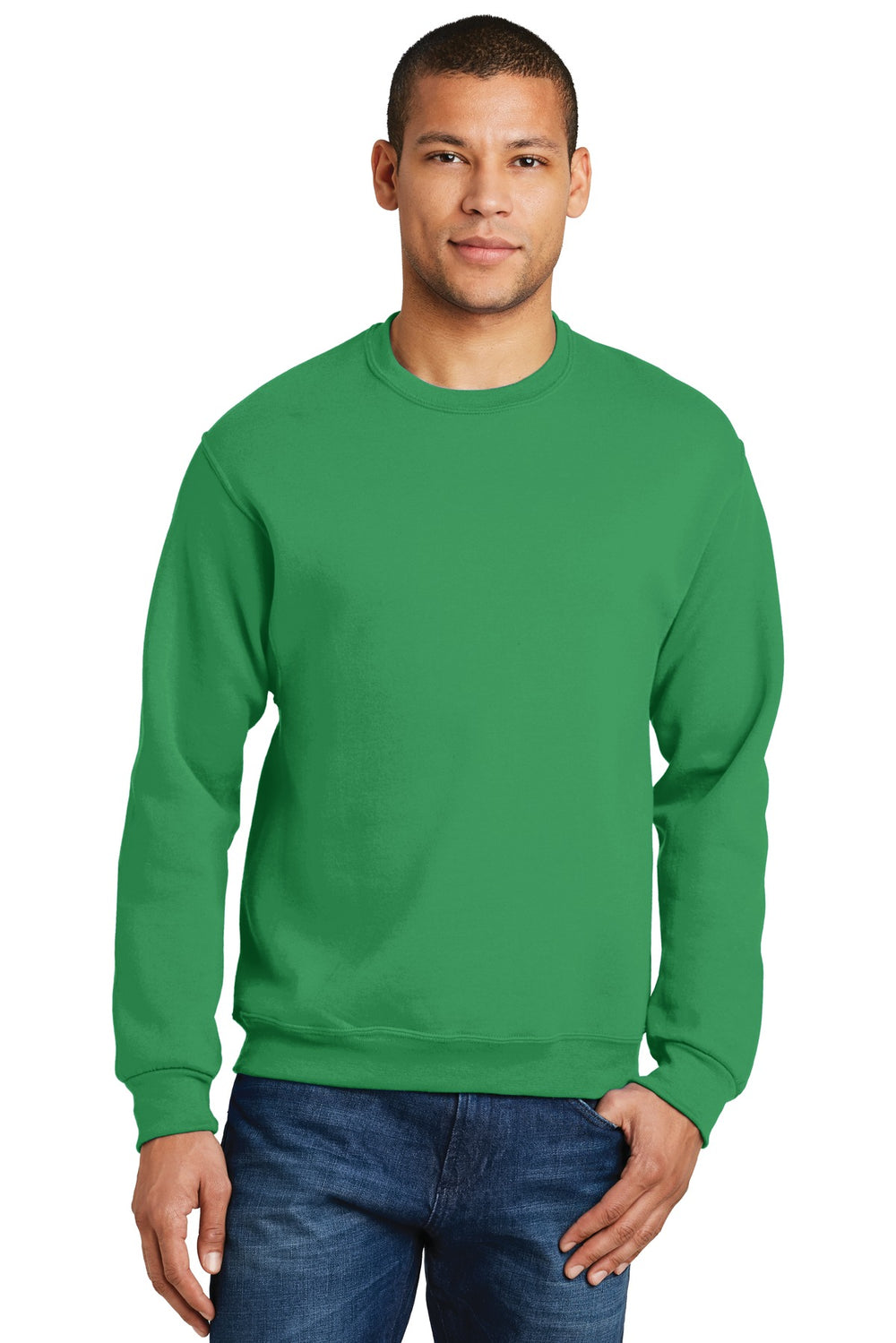 Jerzees® NuBlend® Crewneck Sweatshirt - Kelly - S