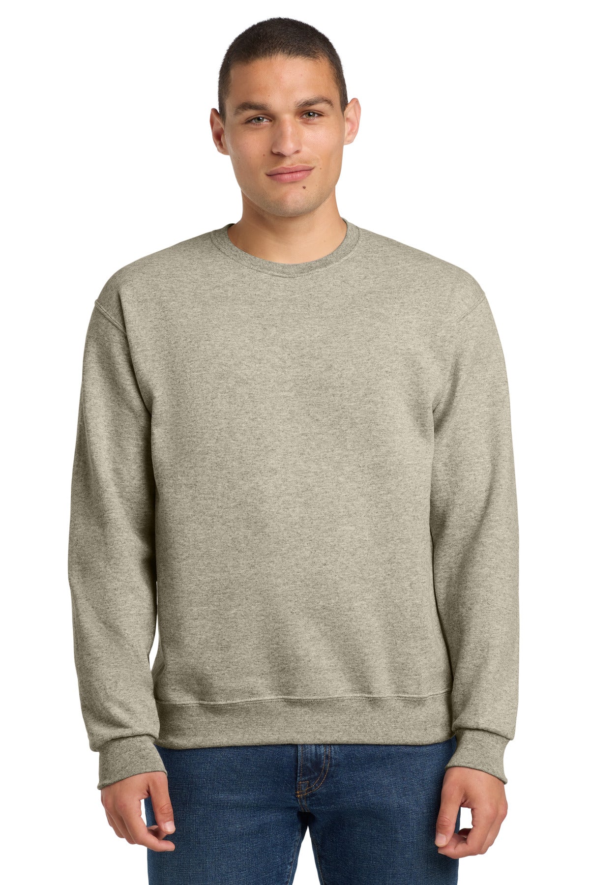 Jerzees® NuBlend® Crewneck Sweatshirt - Oatmeal Heather - 2XL