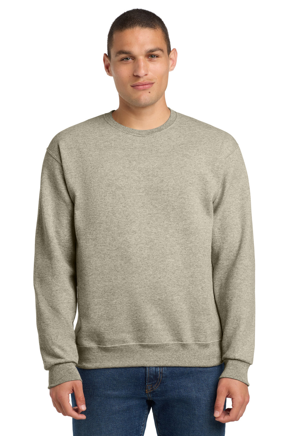 Jerzees® NuBlend® Crewneck Sweatshirt - Oatmeal Heather - 2XL