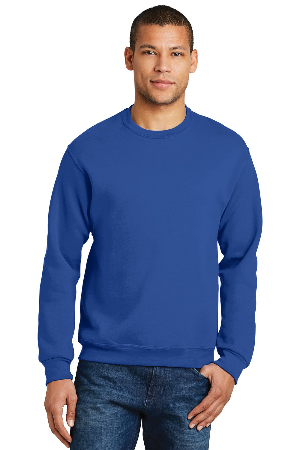 Jerzees® NuBlend® Crewneck Sweatshirt - Royal - S