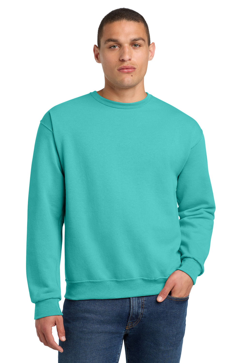 Jerzees® NuBlend® Crewneck Sweatshirt - Scuba Blue - 2XL