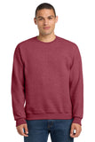 Jerzees® NuBlend® Crewneck Sweatshirt - Vintage Heather Red - 2XL