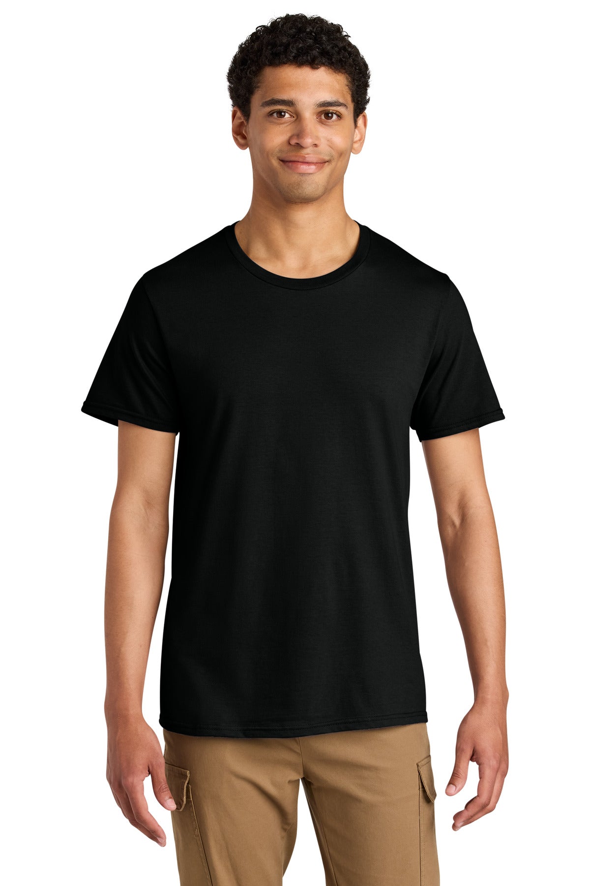 Jerzees® Unisex Premium Combed Ring Spun Cotton Tee - Black Ink - 2XL