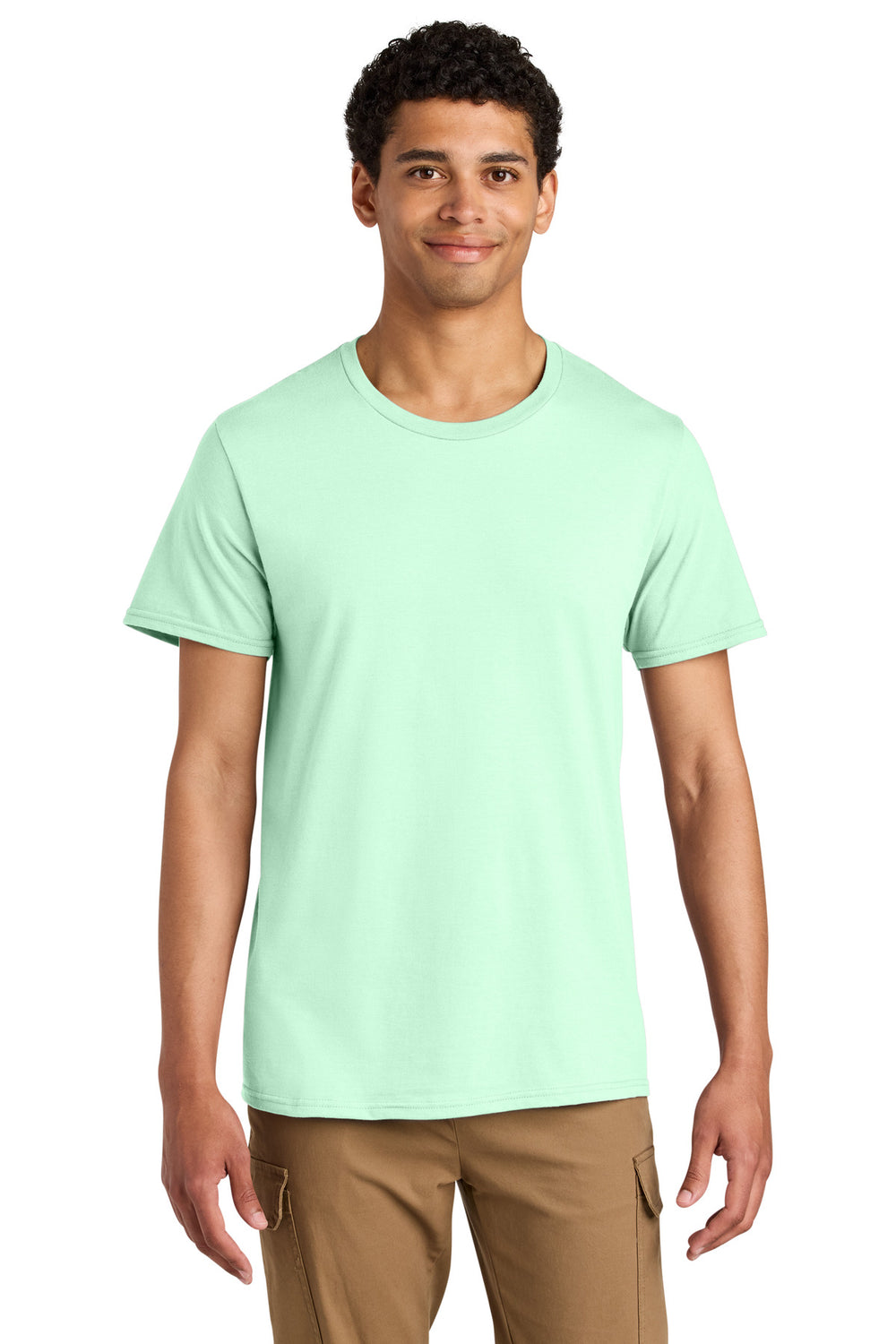 Jerzees® Unisex Premium Combed Ring Spun Cotton Tee - Mint To Be - S