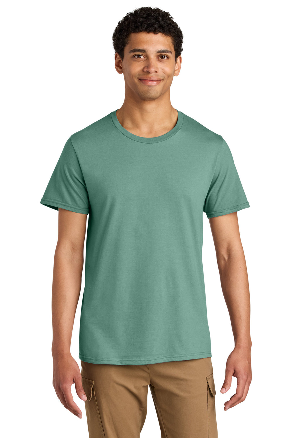 Jerzees® Unisex Premium Combed Ring Spun Cotton Tee - Sage - S