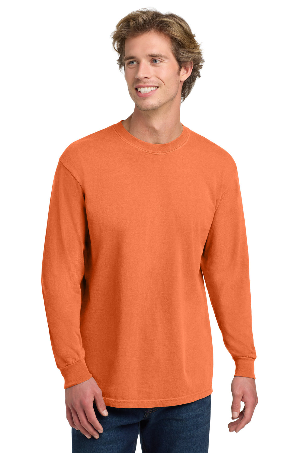 Comfort Colors® Heavyweight Ring Spun Long Sleeve Tee - Burnt Orange - 2XL