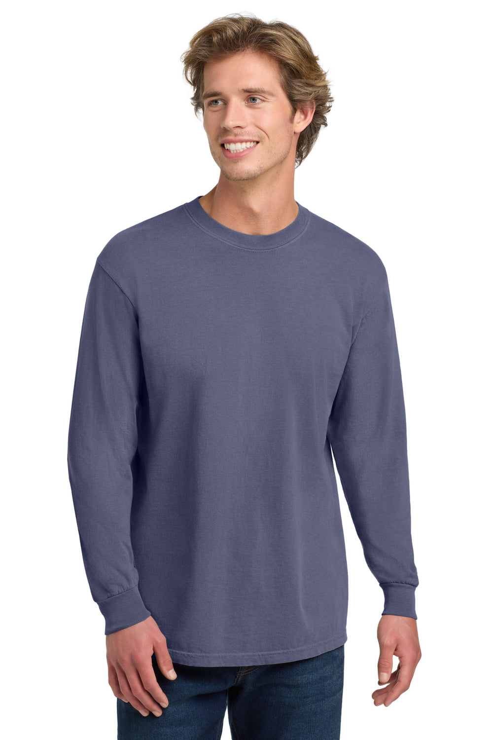 Comfort Colors® Heavyweight Ring Spun Long Sleeve Tee - Grape - 2XL