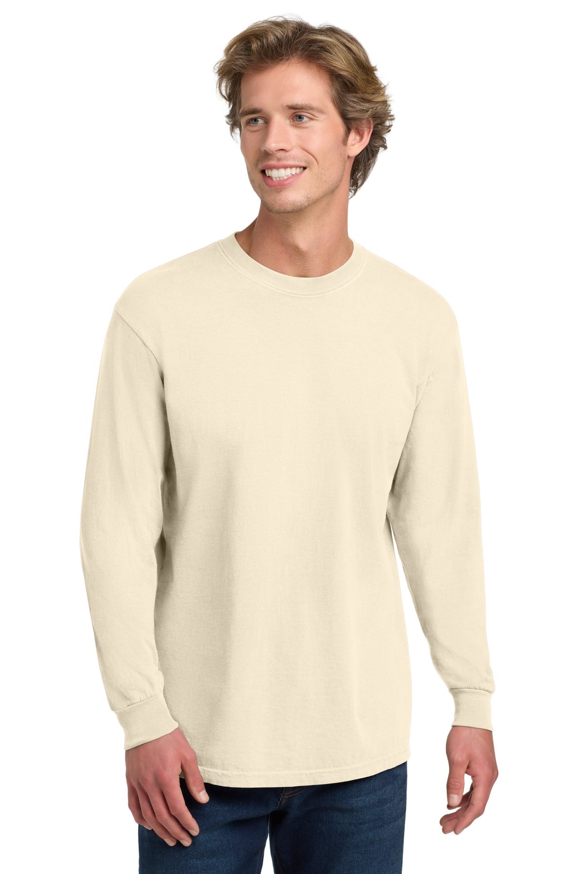 Comfort Colors® Heavyweight Ring Spun Long Sleeve Tee - Ivory - 2XL