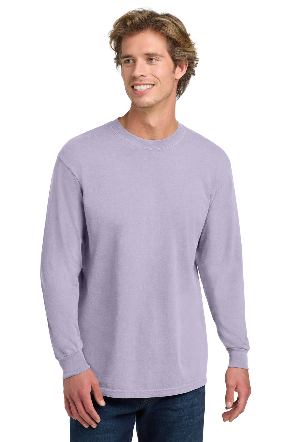Comfort Colors® Heavyweight Ring Spun Long Sleeve Tee - Orchid - 2XL