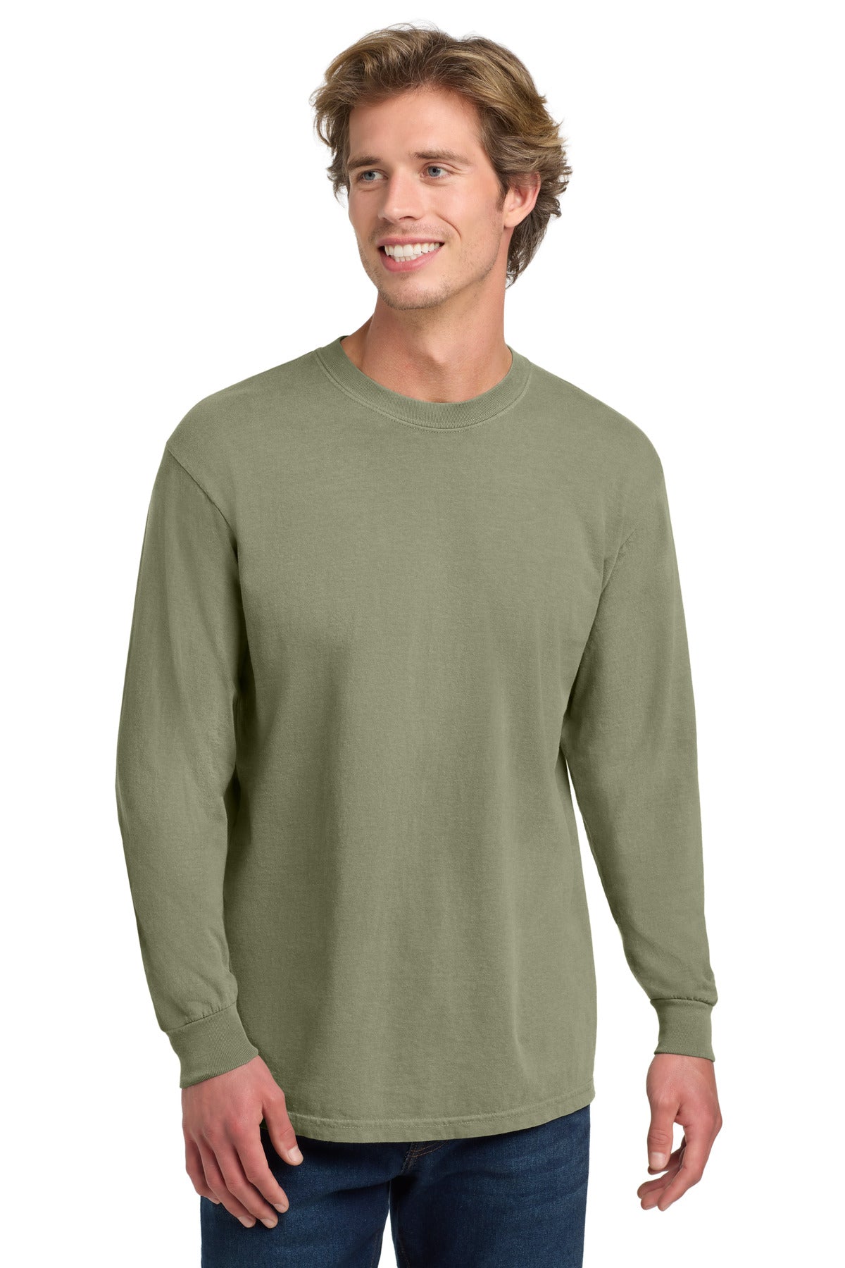 Comfort Colors® Heavyweight Ring Spun Long Sleeve Tee - Sandstone - 2XL