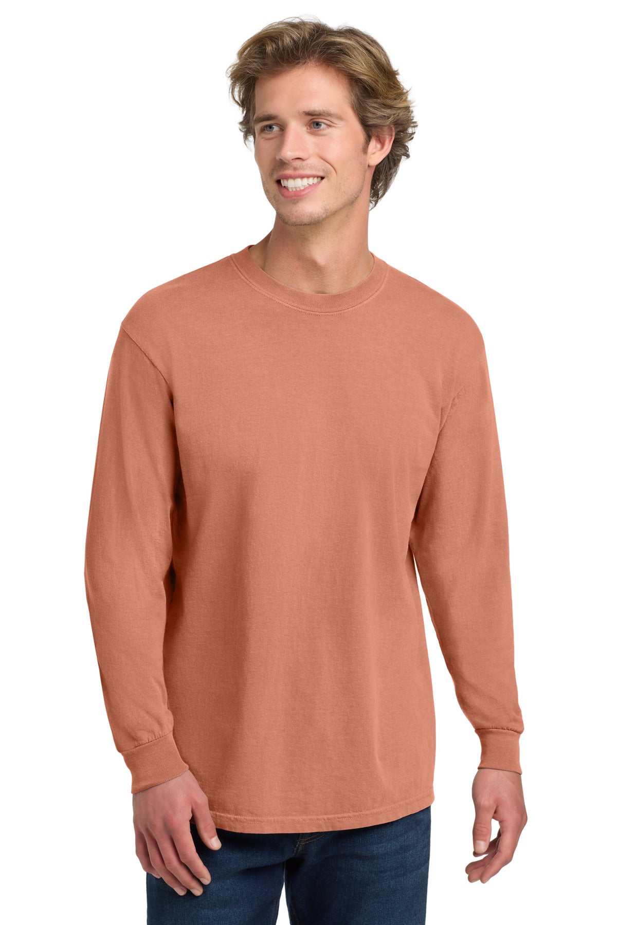Comfort Colors® Heavyweight Ring Spun Long Sleeve Tee - Terracota - 2XL
