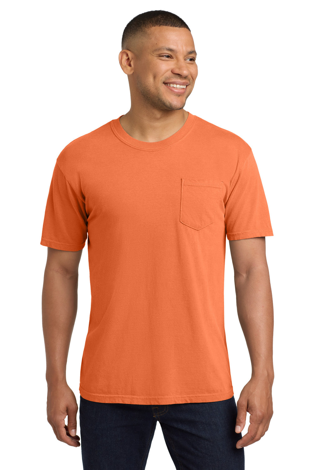 Comfort Colors® Heavyweight Ring Spun Pocket Tee - Burnt Orange - 2XL