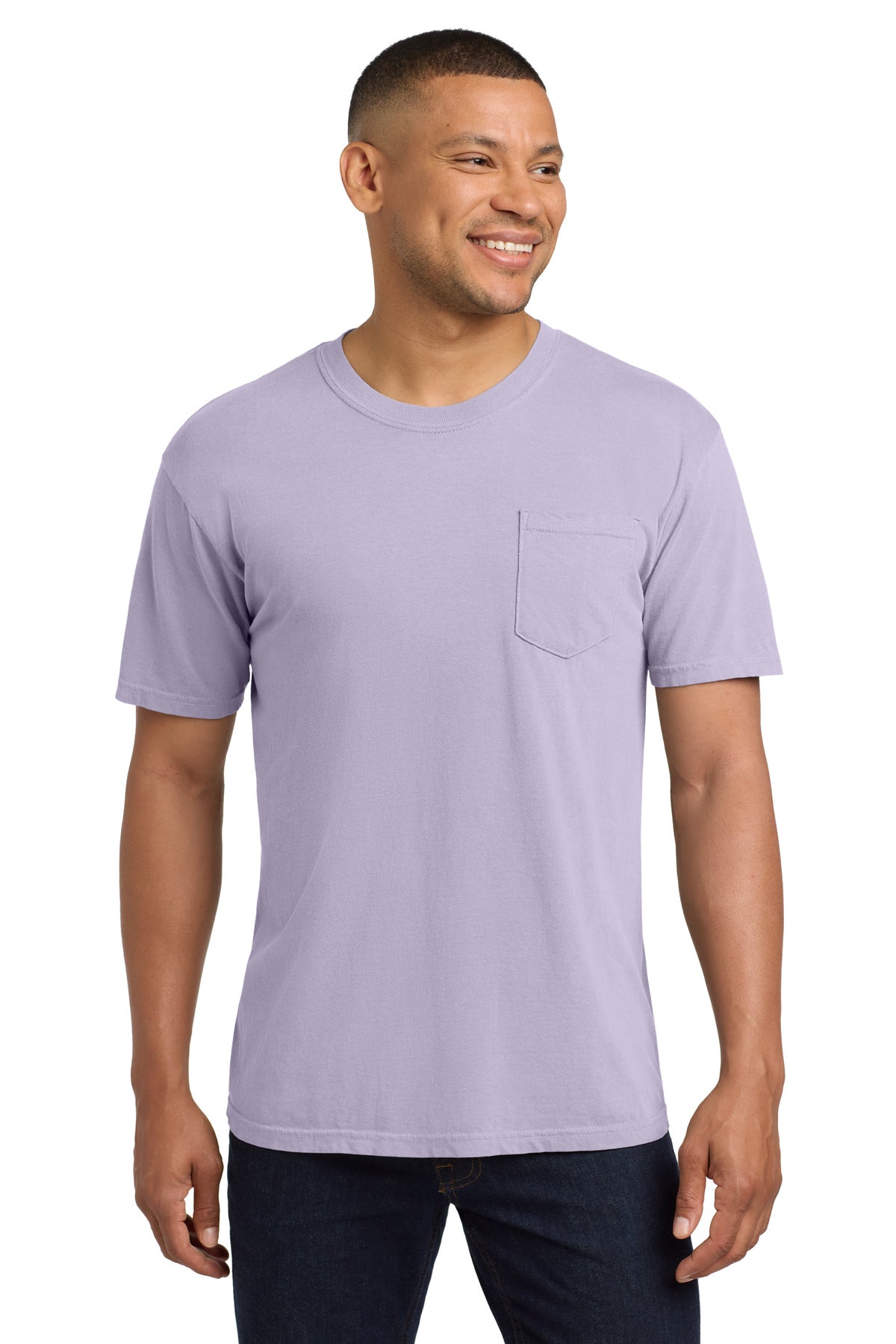 Comfort Colors® Heavyweight Ring Spun Pocket Tee - Orchid - 2XL