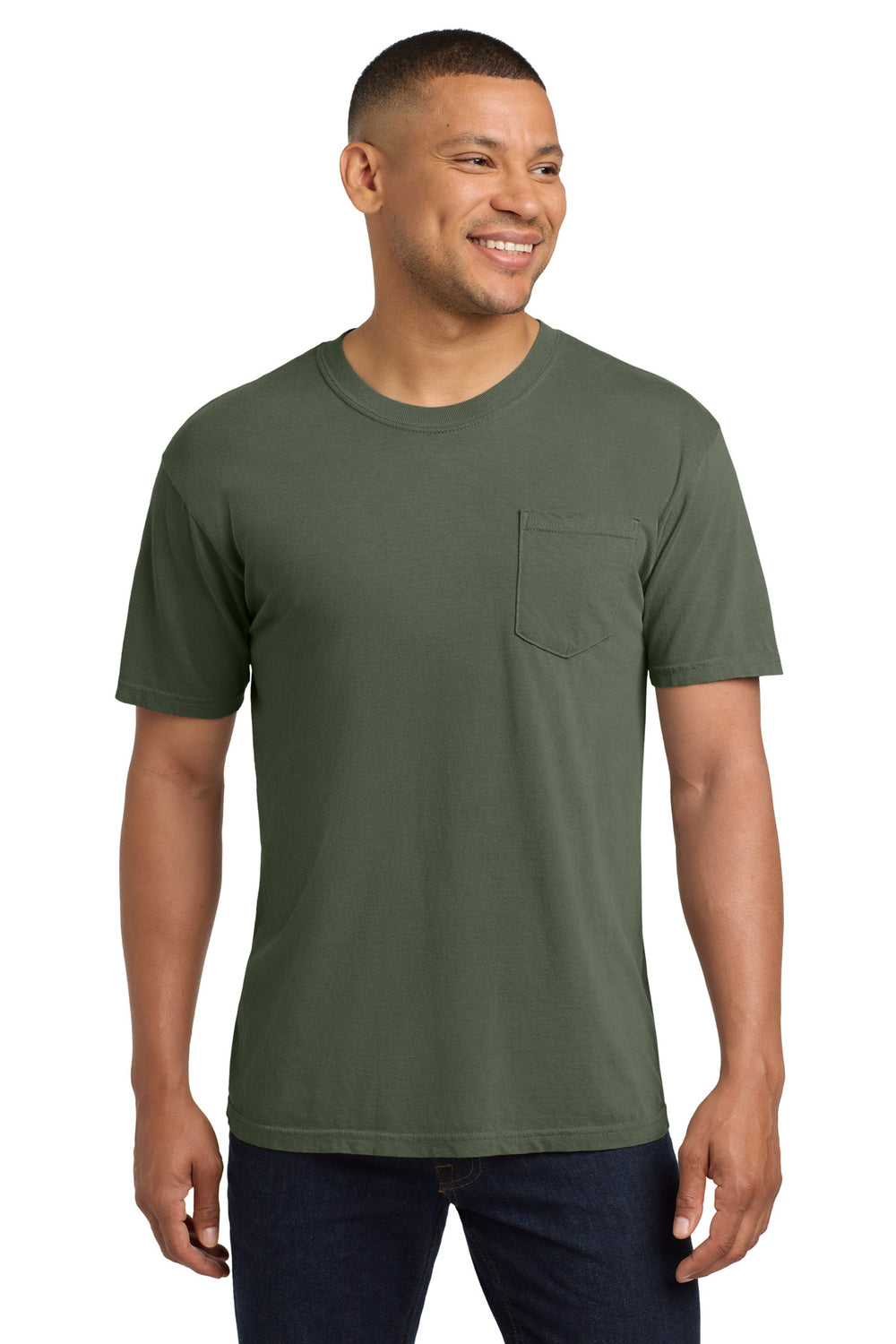 Comfort Colors® Heavyweight Ring Spun Pocket Tee - Sage - 2XL