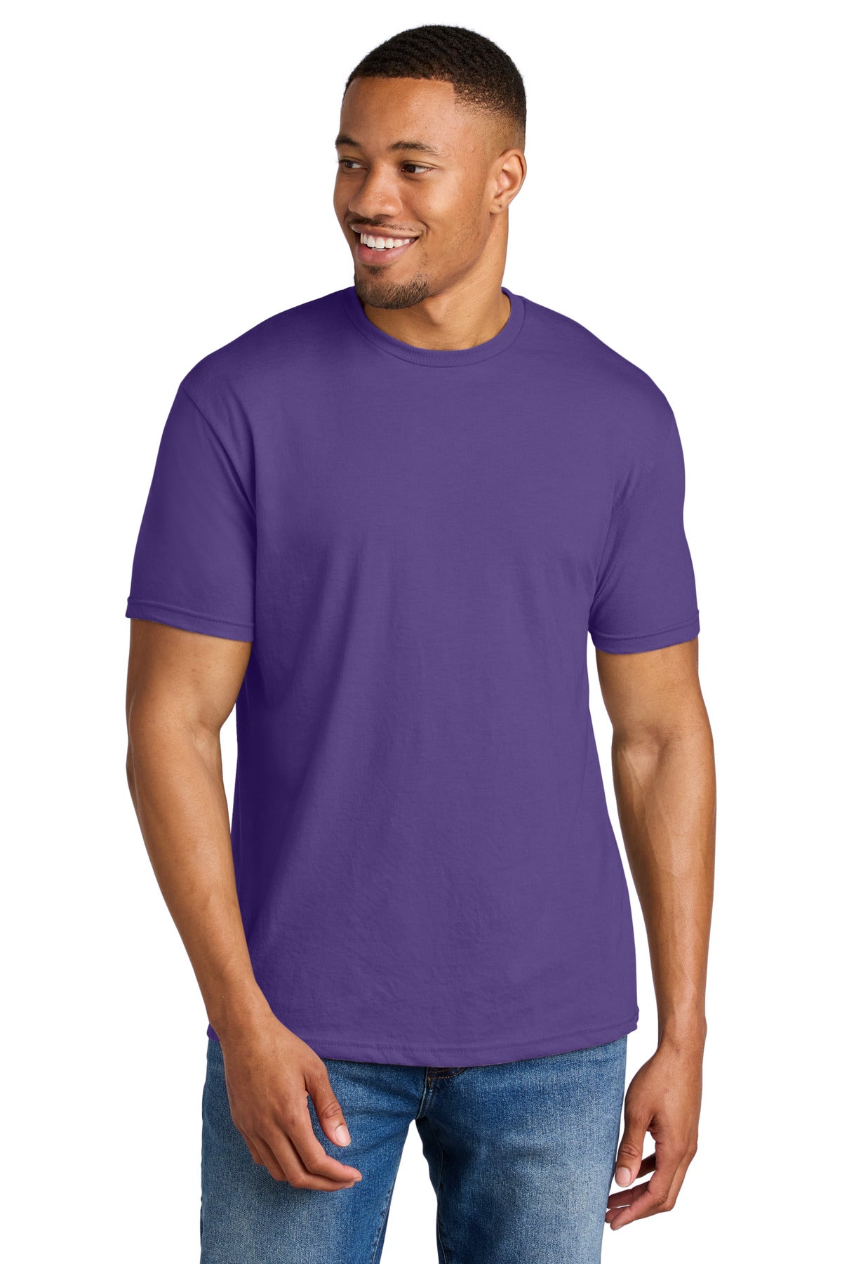 Gildan® Softstyle® CVC Tee - Amethyst - S