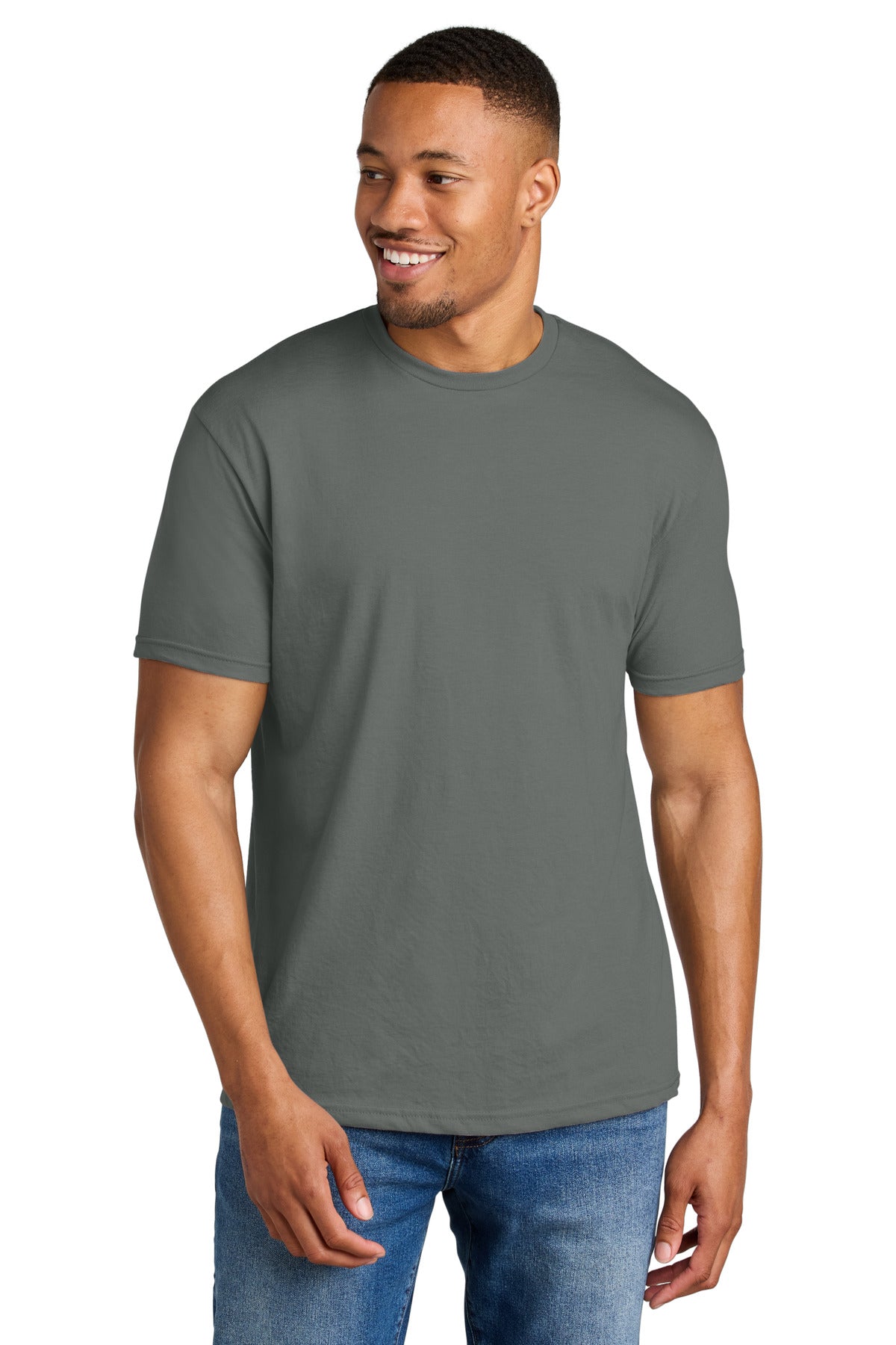 Gildan® Softstyle® CVC Tee - Gunmetal - S