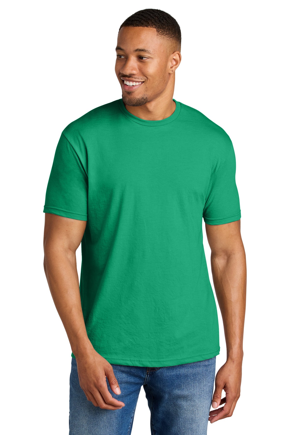 Gildan® Softstyle® CVC Tee - Kelly Mist - S