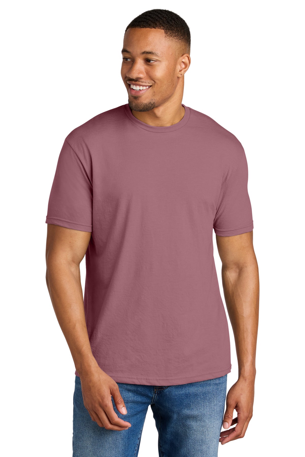 Gildan® Softstyle® CVC Tee - Plumrose - S