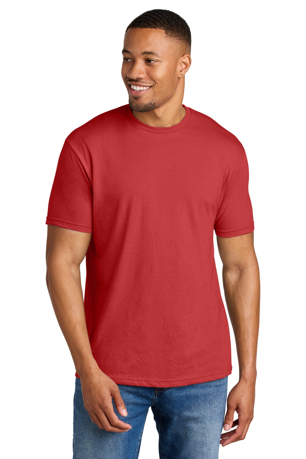 Gildan® Softstyle® CVC Tee - Red Mist - S
