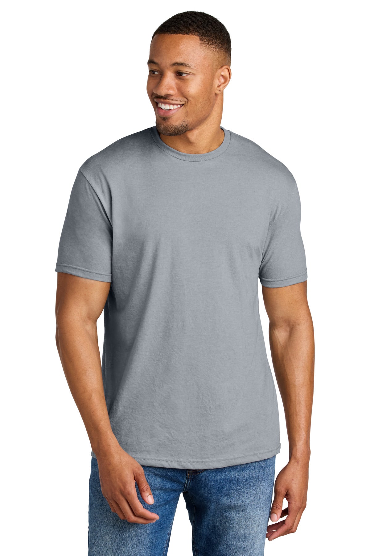 Gildan® Softstyle® CVC Tee - Ring Spun Sport Grey - S