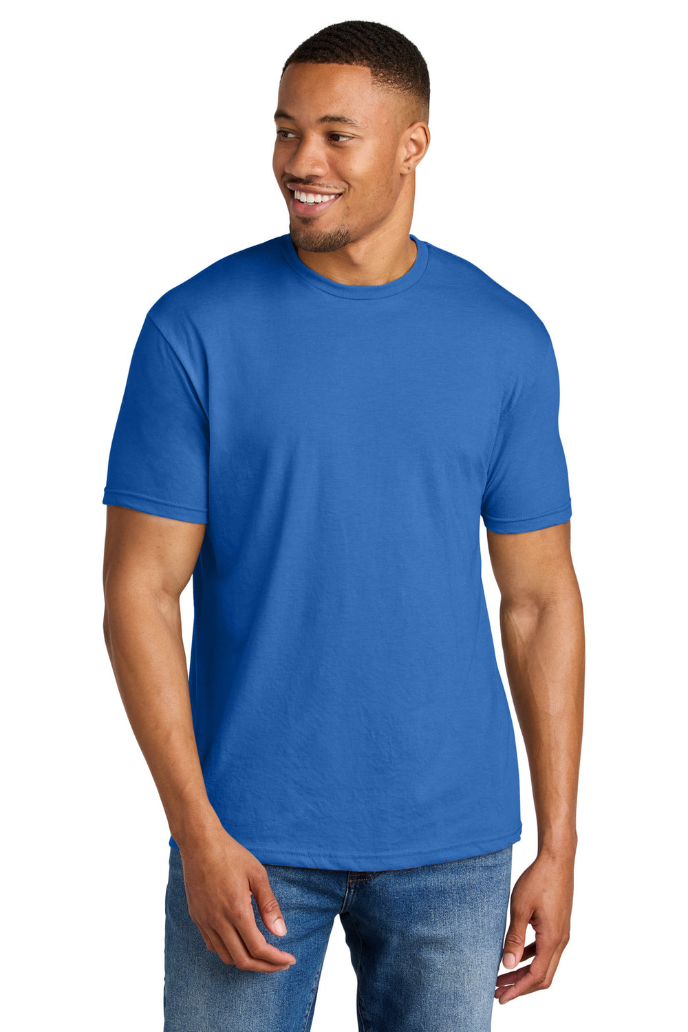 Gildan® Softstyle® CVC Tee - Royal Mist - S