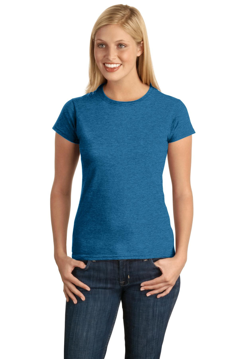 Gildan Softstyle® Women's T-Shirt - Antique Sapphire - S