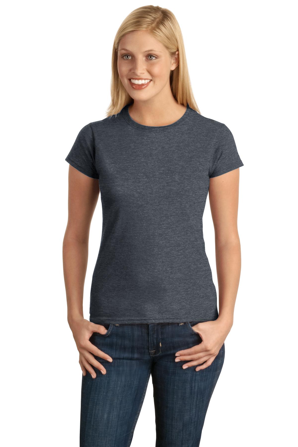 Gildan Softstyle® Women's T-Shirt - Dark Heather - S