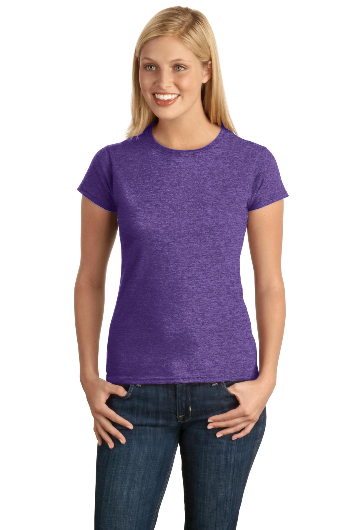 Gildan Softstyle® Women's T-Shirt - Heather Purple - S