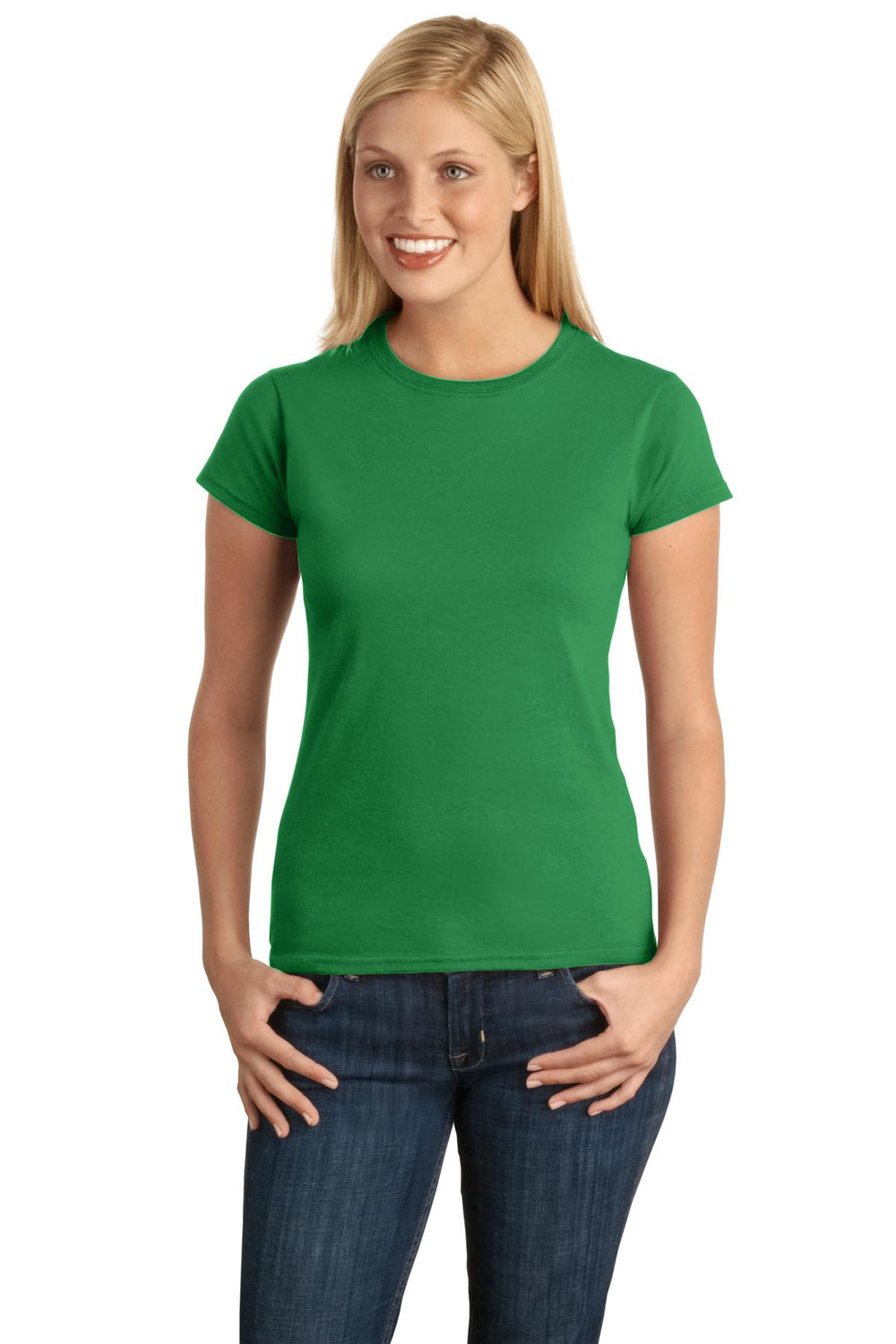 Gildan Softstyle® Women's T-Shirt - Irish Green - S