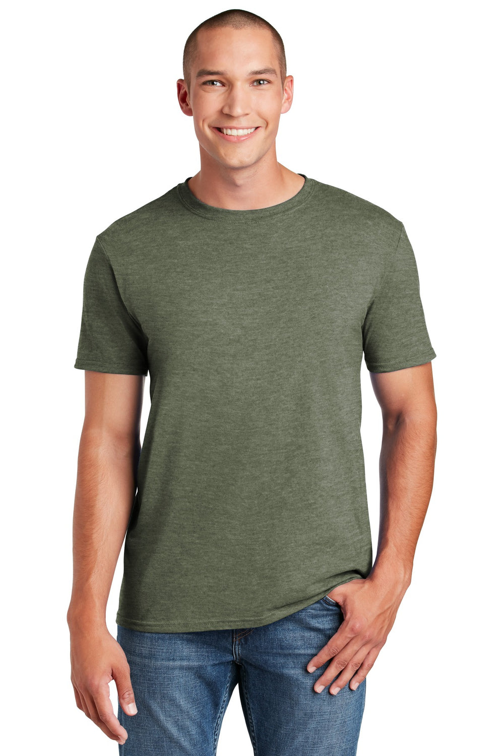 Gildan Softstyle® T-Shirt - Heather Military Green - S