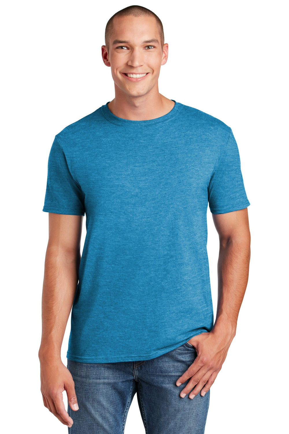 Gildan Softstyle® T-Shirt - Heather Sapphire - S