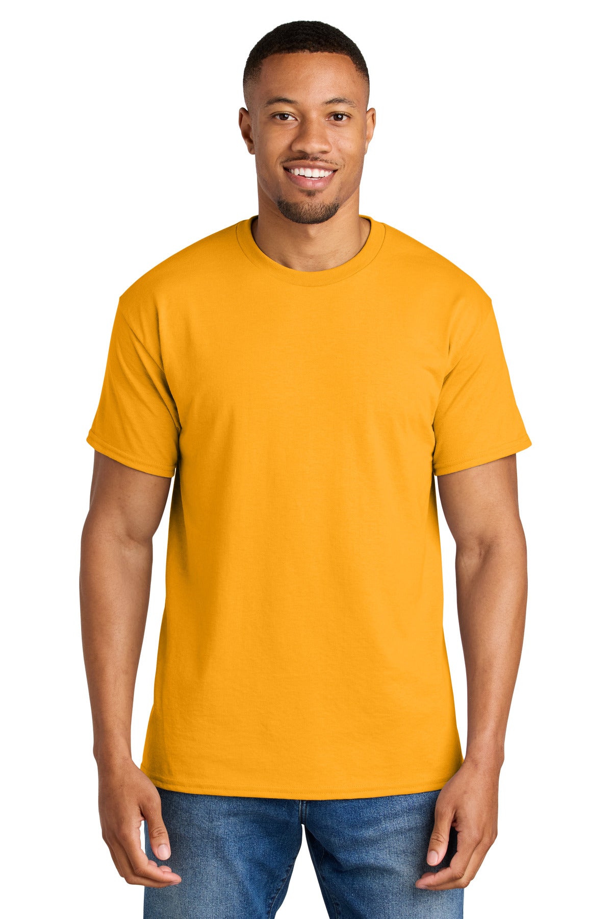 Gildan® DryBlend® 50 Cotton/50 Poly T-Shirt - Gold - S