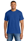 Gildan® DryBlend® 50 Cotton/50 Poly T-Shirt - Heather Deep Royal - 2XL