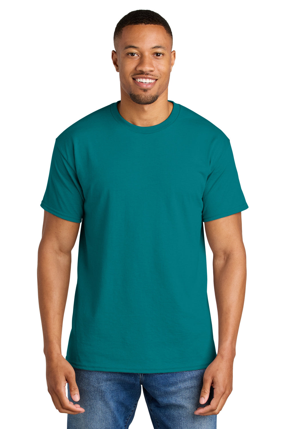 Gildan® DryBlend® 50 Cotton/50 Poly T-Shirt - Jade Dome - S