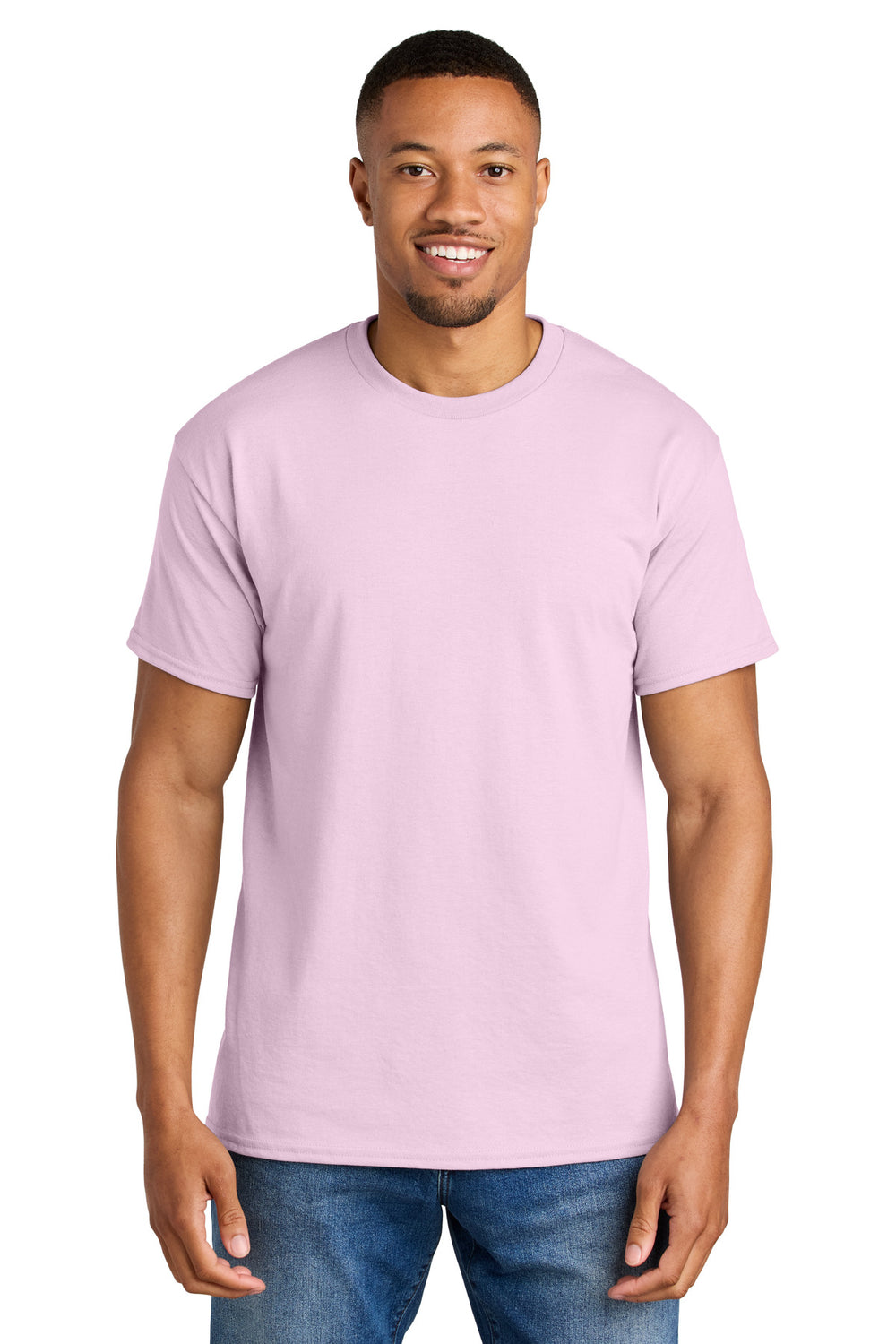 Gildan® DryBlend® 50 Cotton/50 Poly T-Shirt - Light Pink - S