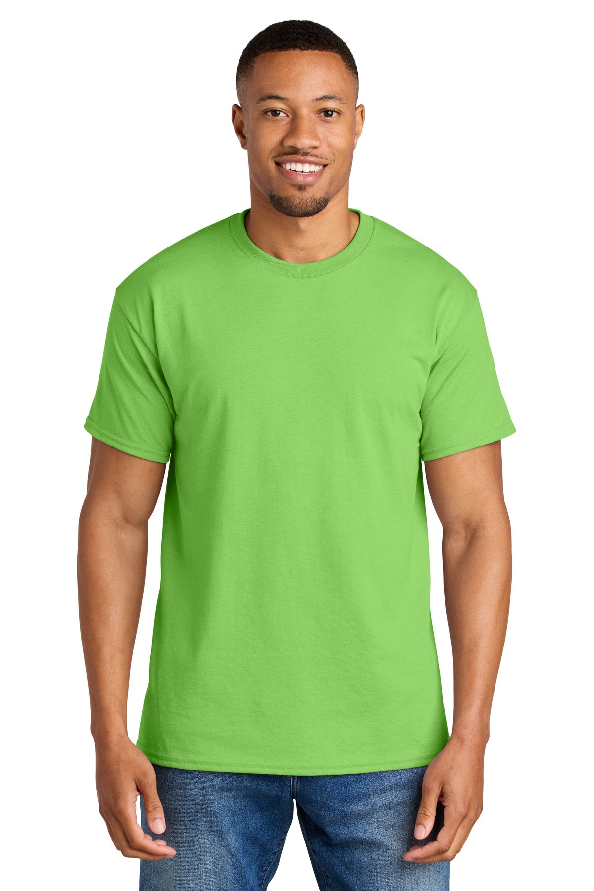 Gildan® DryBlend® 50 Cotton/50 Poly T-Shirt - Lime - S