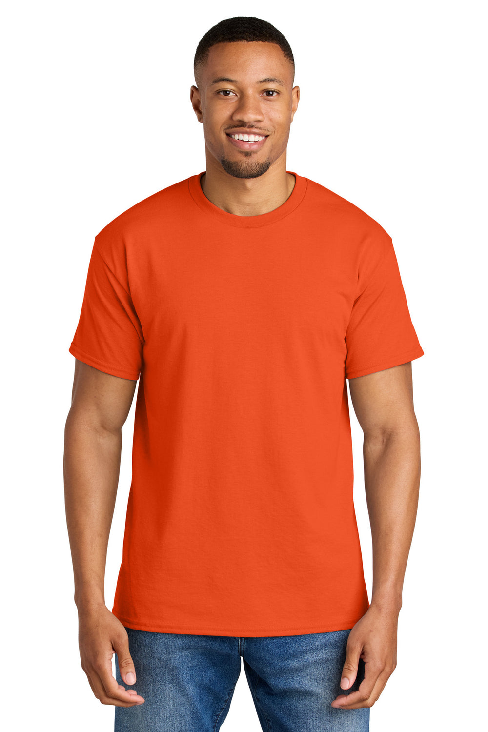 Gildan® DryBlend® 50 Cotton/50 Poly T-Shirt - Orange - S