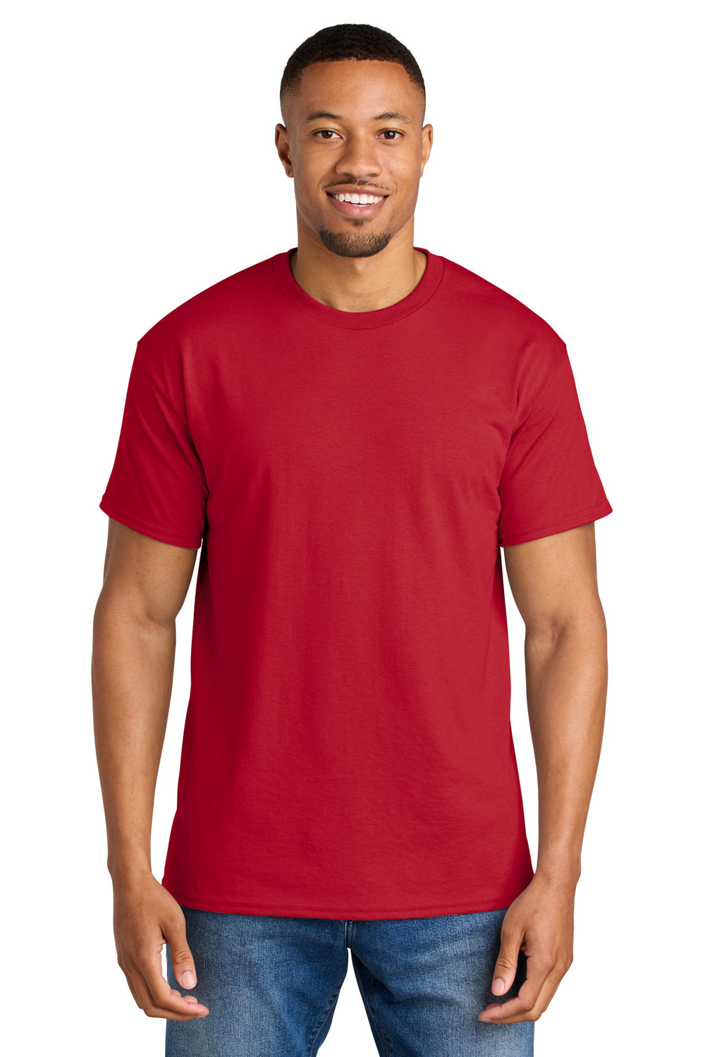 Gildan® DryBlend® 50 Cotton/50 Poly T-Shirt - Red - S