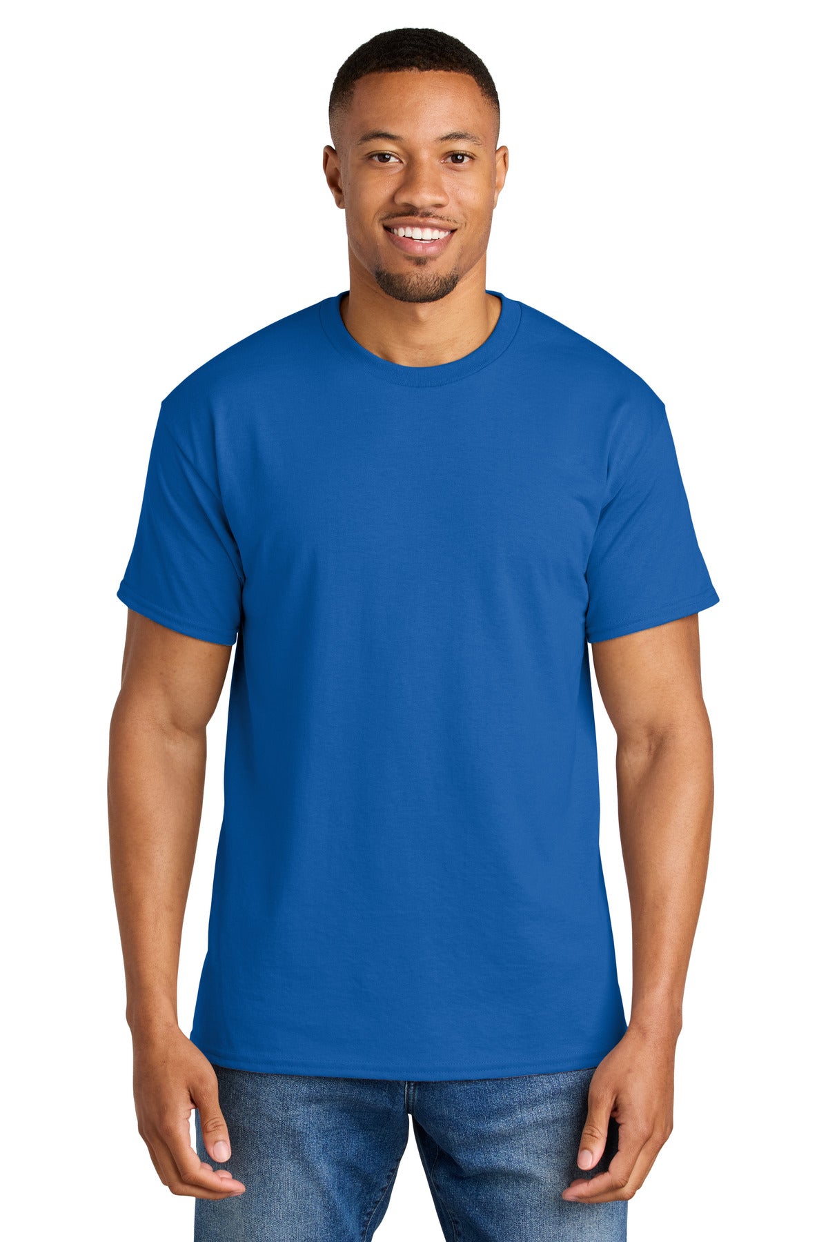 Gildan® DryBlend® 50 Cotton/50 Poly T-Shirt - Royal - S